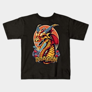 Dragon Art Print Kids T-Shirt